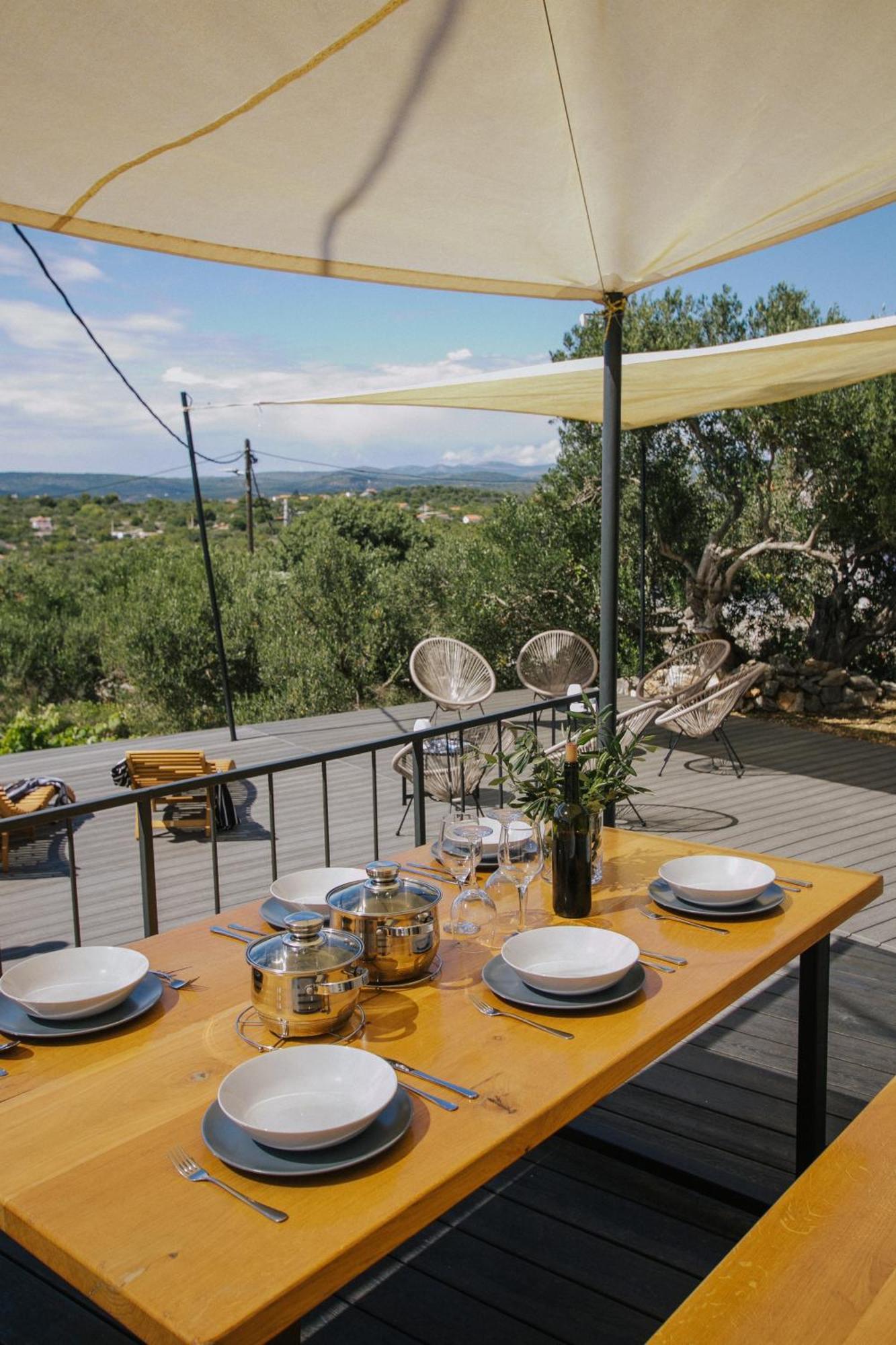 Вилла House Marija Drvenik Mali Трогир Экстерьер фото