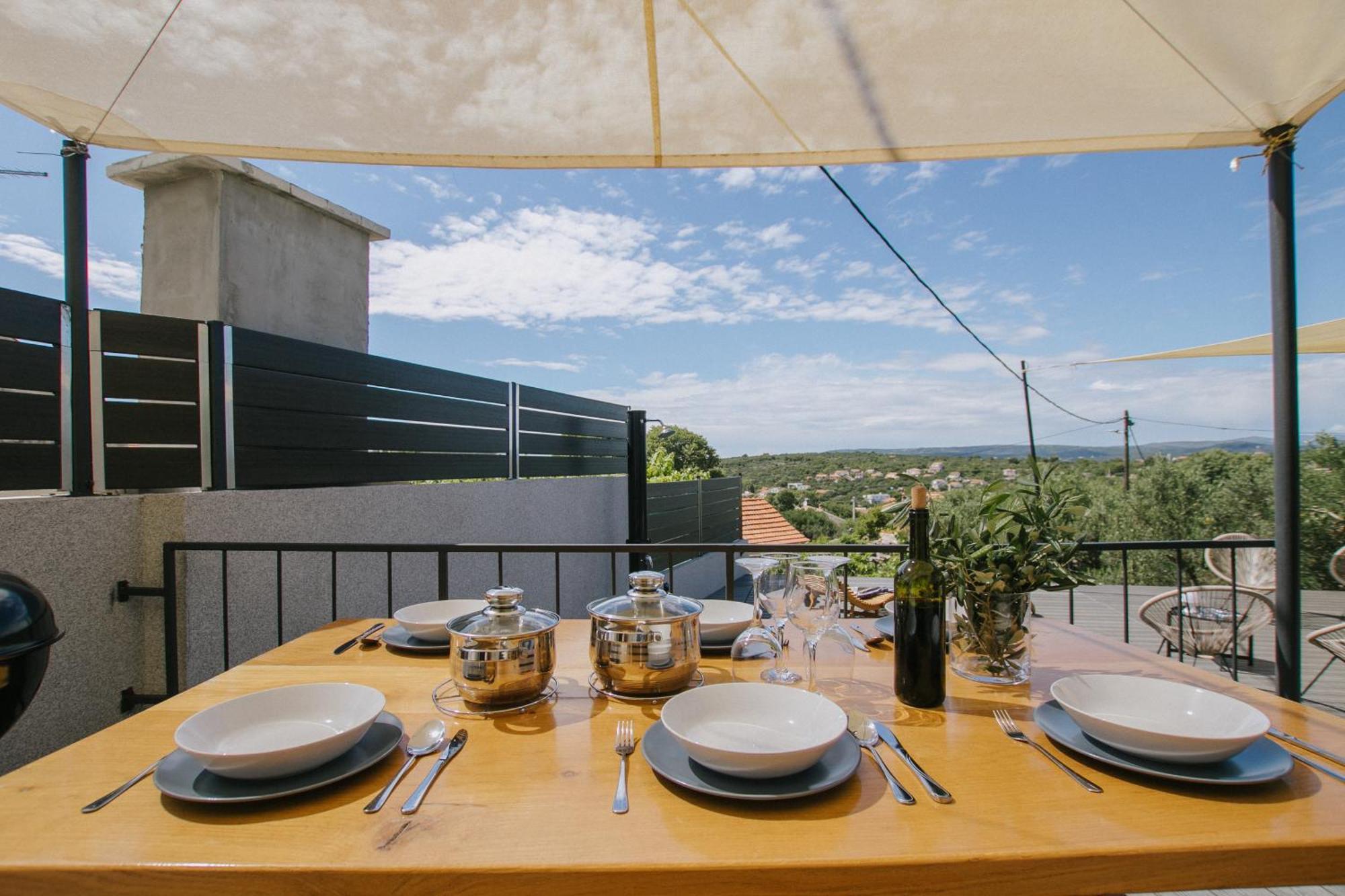 Вилла House Marija Drvenik Mali Трогир Экстерьер фото